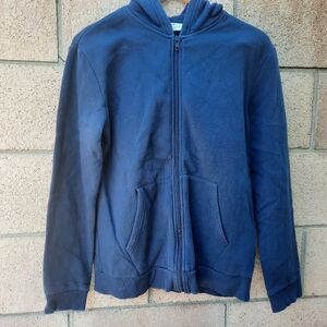 H&M Unisex Hoodie Sweater With Pockets Size 16-18 Navy Blue